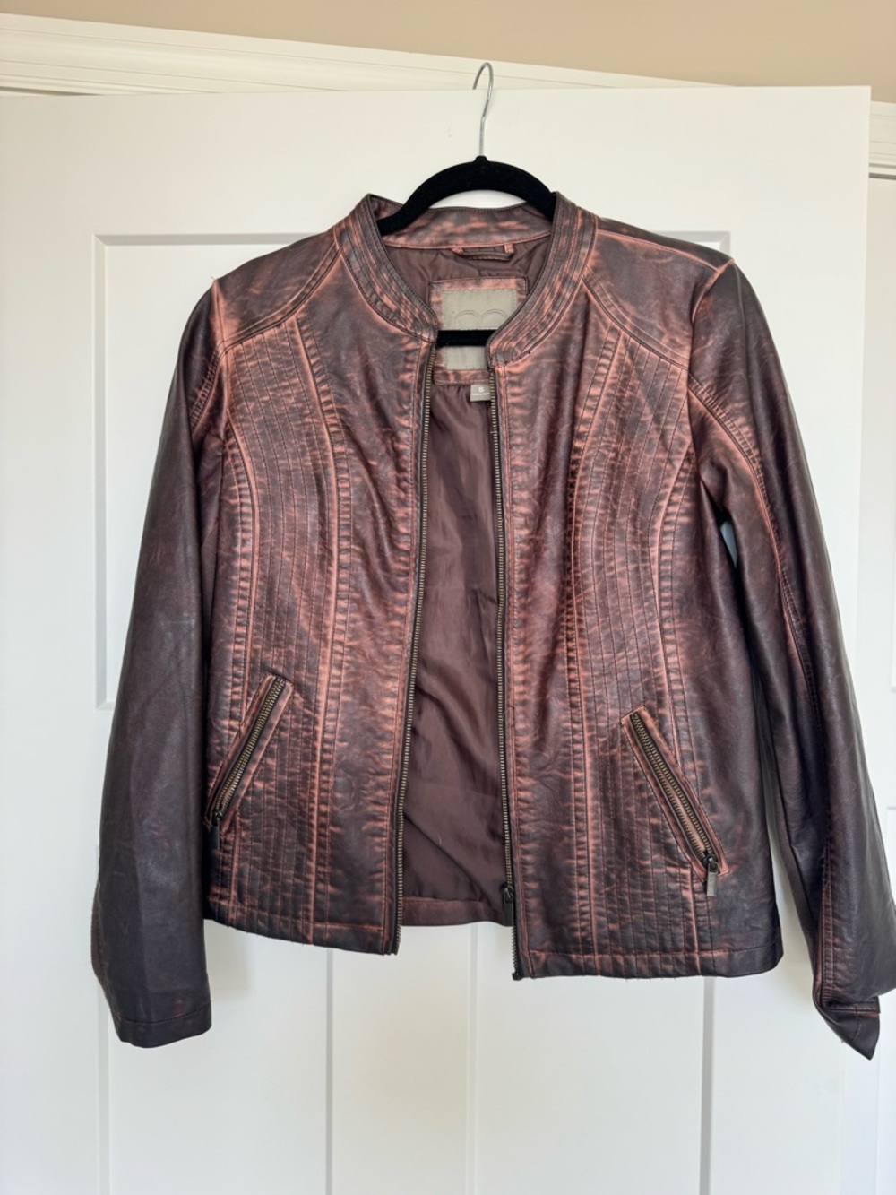 Women's Faux Leather Jacket